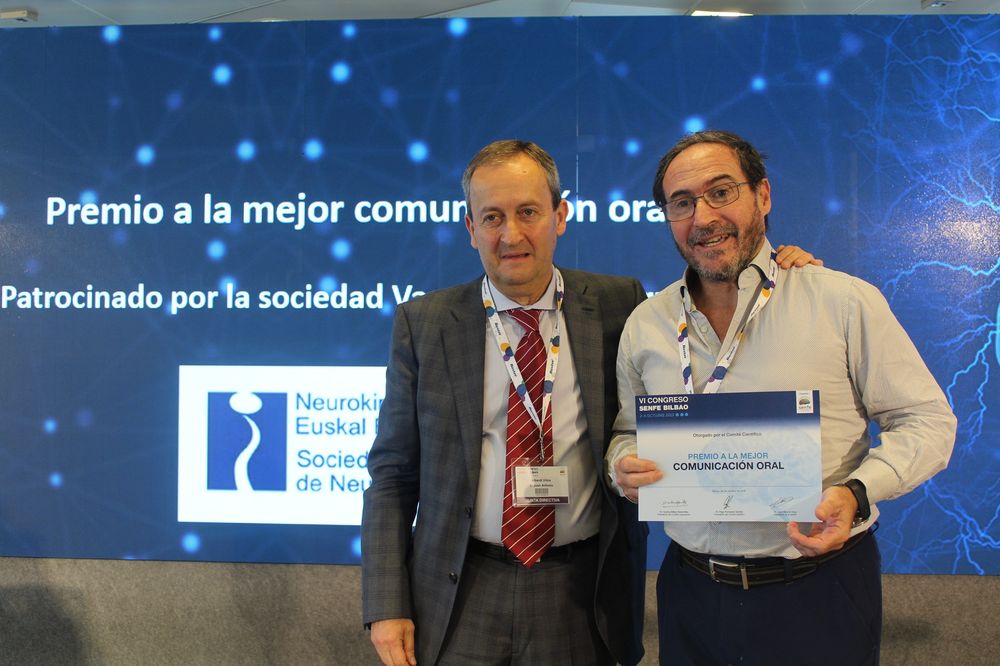 Premio a la mejor comunicación oral.